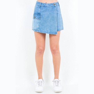 Women's Cargo Pocket Mini Length Skort - American Bazi - 1 of 4