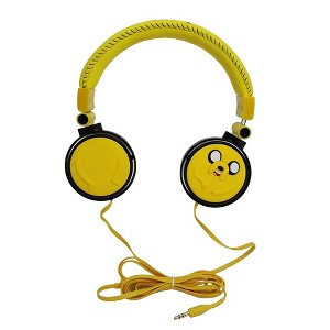 PowerHouse Toys LLC Adventure Time Fold Up Headphones: Jake - 1 of 3
