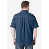 Boulder Creek by KingSize Men's Big & Tall Short Sleeve Denim And Twill Shirt - 3 of 4