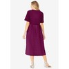 Woman Within Plus Size Petite Button-Front Essential Dress - 3 of 4