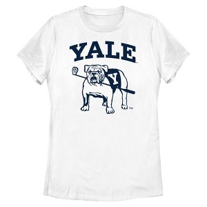 Womens Yale University Handsome Dan Team Golf T Shirt - 1 of 4