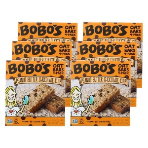 Bobo's Oat Bars Peanut Butter Chocolate Chip Oat Bar - Case of 6/4 pack - 1 of 4