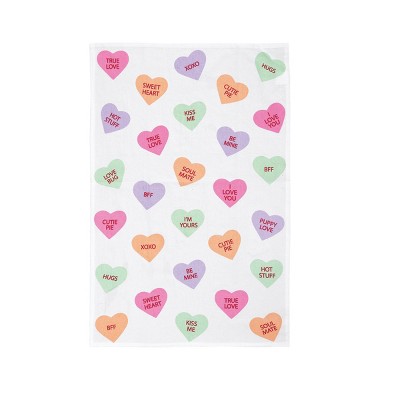 C&F Home Let's Talk Love Printed Flour Sack Kitchen Towel