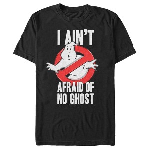 Men's Ghostbusters I Aint Afraid of No Ghost T-Shirt - 1 of 4