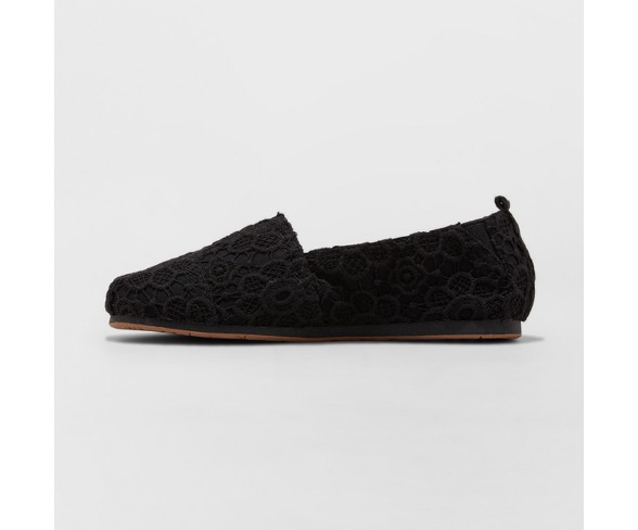 Buy Women s Mad Love Lydia Slip on Crochet Sneakers Vintage Black 6 Online at desertcartINDIA