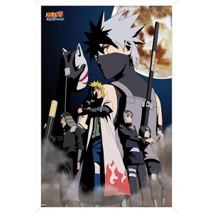 Trends International Naruto Shippuden - Kakashi Key Art Framed Wall Poster Prints - 1 of 4