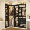 Aheaplus Corner Closet Organizer System with 2 Drawers - 2 of 4