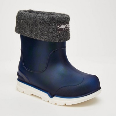 boys navy blue boots