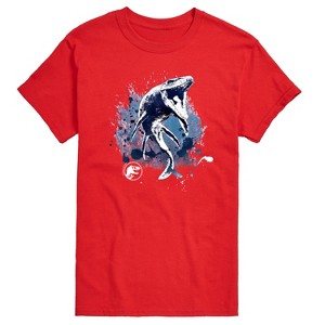 Men's - Jurassic Park - Mosasaurus Splatter Graphic Short Sleeve Graphic T-Shirt - 1 of 3