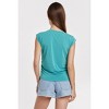 Women's Alora Side Shirred Muscle Tee - Another Love - 2 of 4