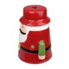 Northlight Ceramic Santa Christmas Gnome Tealight Candle Holder - 7.25" - Red - 2 of 3