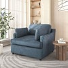 NicBex Polyester Oversized Accent Chair,Upholstered Living Room Chairs with Mid-Height Backrest,Modern Arm Chair,Accent Chairs for Living Room - 2 of 4