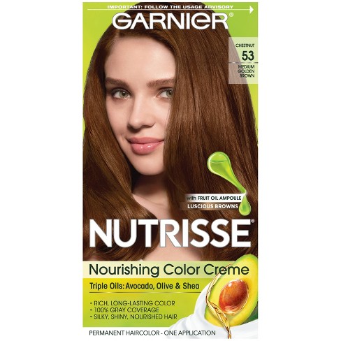 Garnier Nutrisse Nourishing Permanent Hair Color Creme Dark Nude