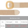 INSPIRE CHIC Women Woven Wide Stretch Straw Rattan Plastic Buckle Elastic Belts 1Pc - 4 of 4