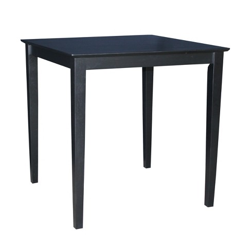 Black counter height deals table