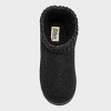 dluxe by dearfoams Women's Bella Felted Bootie with Knit Cuff Slippers - 3 of 4