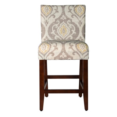 Suri 24" Brown Wood Counter Height Barstool