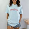 Simply Sage Market Women's Varsity Baseball Mama Stars Short Sleeve Garment Dyed Tee - 2 of 4