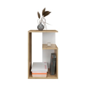 Syemin End Tables Side Table, Small End Table for Living Room, Modern Accent Coffee Side Table, Easy Assembly, Beige, 11.8"*15.7"*24.9" - 1 of 4