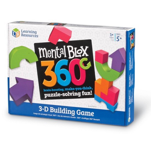  Learning Resources Mental Blox Go! 30 Games and Puzzles, Ages  5+ Educational Travel Games for Kids, Brain Teaser Games and Puzzles, STEM  Games, 3-D Puzzles, Critical Thinking for Kids : Toys