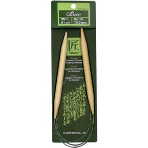Takumi Bamboo Circular Knitting Needles 36"-Size 15/10mm - 1 of 1
