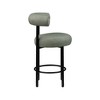 Meridian Furniture,Bordeaux Green Vegan Leather Counter Stool, Set of 2 - 3 of 4
