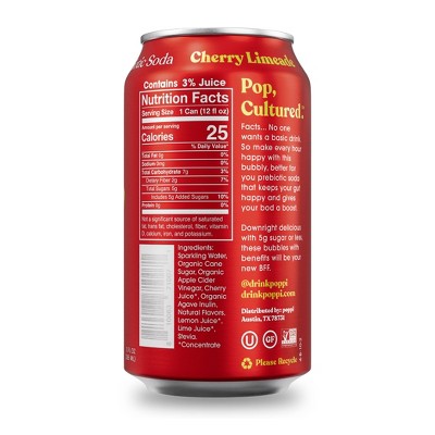 Poppi Cherry Lime Prebiotic Soda - 12 fl oz Can_5