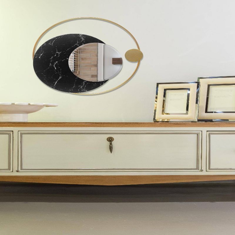 19.5&#34; Moon Phase Wall Mirror Gold - Infinity Instruments, 3 of 7
