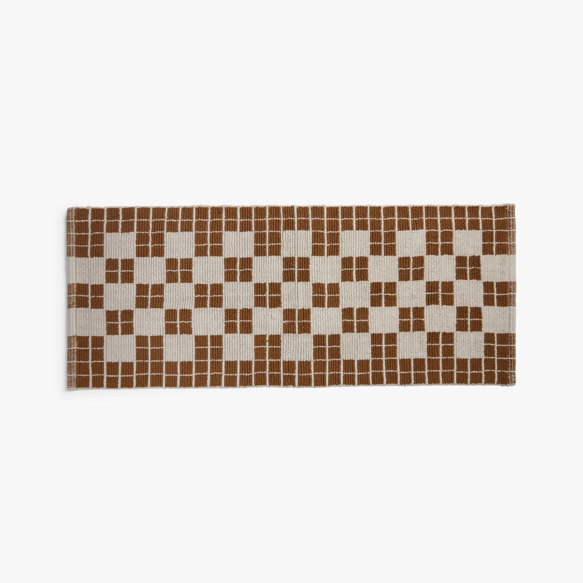 1'6"x5' Cotton Tile Bath Runner Pecan - Parachute for Target