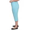 Alfred Dunner Womens Plus-Size Flat Front Allure Classic Clamdigger Pant - 4 of 4