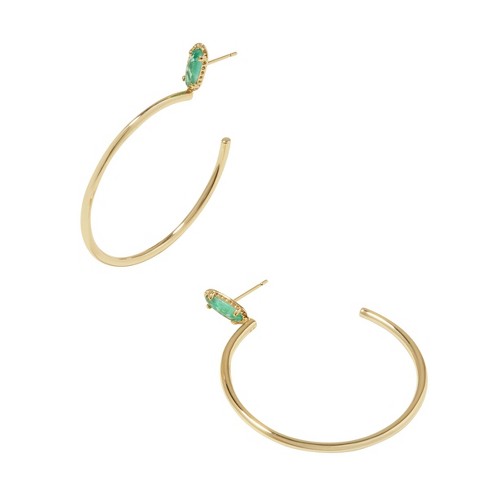 Kendra scott hoop earrings deals with stone