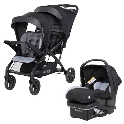 Target double store stroller graco