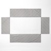 Bacati - Love Gray/white Warp Stripes Crib/Toddler Bed Skirt - 4 of 4