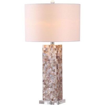 Jacoby Coastal Cream Capiz Shell 28-Inch Table Lamp