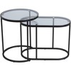 Studio 55D Santa Maria Glass Nesting Accent Tables Set of 2 - 4 of 4