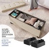 StorageBud Storage Ottoman for Bedroom End of Bed, Velvet Storage Bench, Large Storage Ottoman Bench, Entryway Bench with Storage - 2 of 4