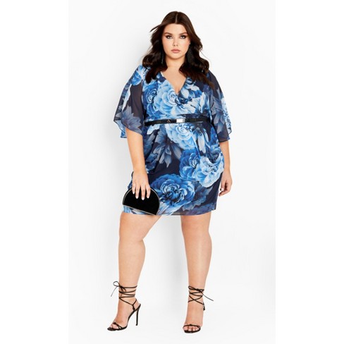 City Chic Women's Plus Size Va Va Voom Fully Lined Off-shoulder Dress