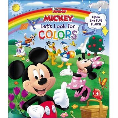 Disney Mickey & Friends Let's Look for Colors - (Open Door Book) by  Susan Amerikaner (Board Book)