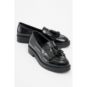 Milly - Black Patent Leather Tassel Loafers | Forever & Always Shoes - 1 of 4