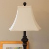 Vynxaria Slant Fancy Square Softback Lampshades, 4"x10"x8" White with Washer Fitter - 2 of 4