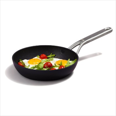 8-Inch Black Aluminum Non-Stick Ceramic Frypan