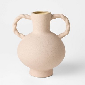 Twisted Handle Ceramic Vase - Threshold™ designed with Studio McGee - 1 of 3