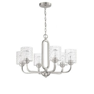 Craftmade Lighting 6 - Light Chandelier in  Brushed Polished Nickel - 1 of 3
