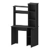 CAVINAS 3-Tier Storage Computer Desk with Top Cabinet and Bottom Hutch,Multi-Level Organization for Home Office - 4 of 4