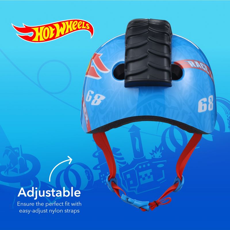 Hot Wheels Helmet for Kids Adjustable Fit Ages 3+, 4 of 7