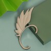 SOHI Women's Metallic Silver Party Cuff Earrings - 2 of 4
