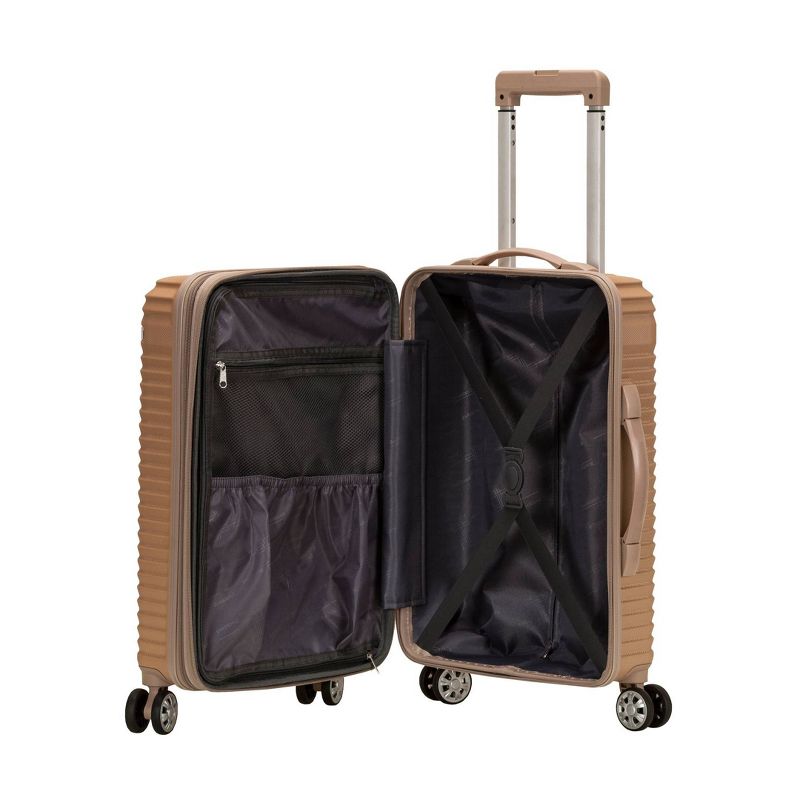 Rockland Star Trail Hardside Spinner Carry On Suitcase - Champagne, 4 of 5