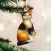 Old World Christmas 4.25 In Calico Cat Affectionate Feline Independent Tree Ornaments - 3 of 3