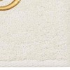 Avanti  Ivory with Gold Script Monogram Fingertip Towel Letter   S - 3 of 3