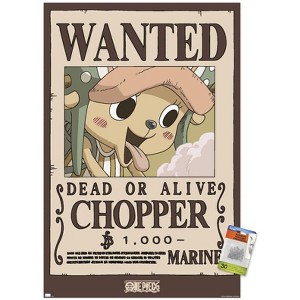 Trends International One Piece - Chopper Wanted Poster Unframed Wall Poster Prints - 1 of 4